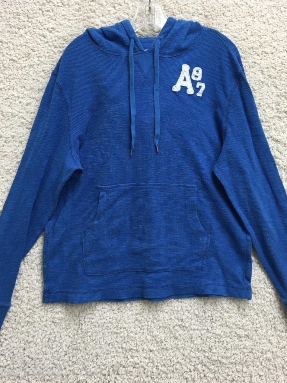 Aeropostale Royal Blue A87 Hooded Zip-Up Sweatshirt